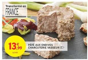 Pâté aux Endives Charcuterie Vasseur