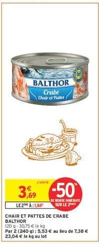 CHAIR ET PATTES DE CRABE BALTHOR