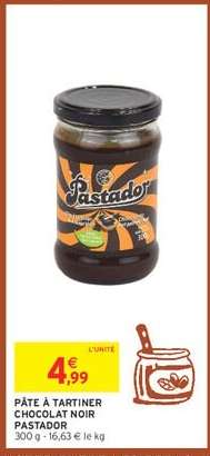 PÂTE À TARTINER CHOCOLAT NOIR PASTADOR