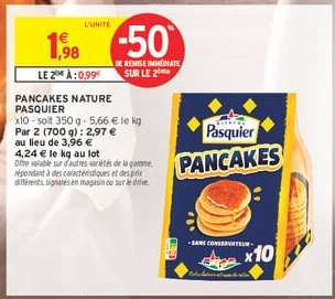 Pancakes Nature Pasquier