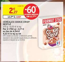 Céréales Cookie Crisp Nestlé