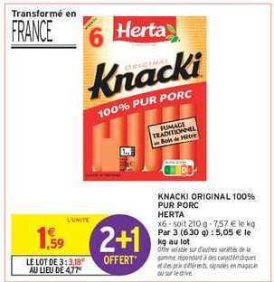 KNACKI ORIGINAL 100% PUR PORC