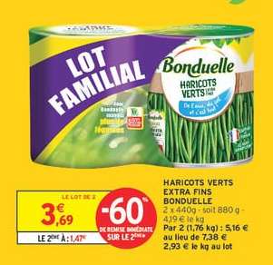 Haricots Verts Extra Fins Bonduelle