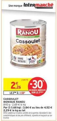 Cassoulet MONIQUE RANOU