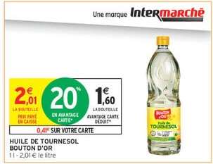 HUILE DE TOURNESOL BOUTON D'OR