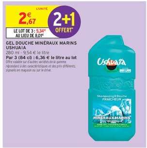 GEL DOUCHE MINÉRAUX MARINS USHUAIA