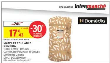 MATELAS ROULABLE DOMEDIA