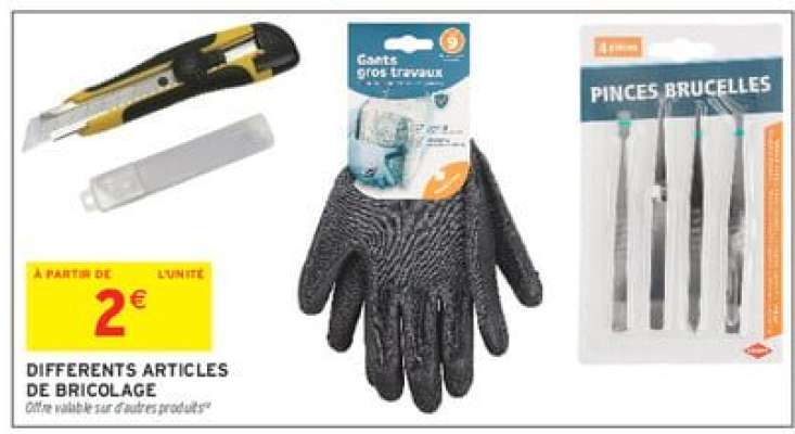 DIFFÉRENTS ARTICLES DE BRICOLAGE