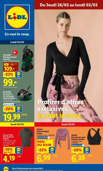 thumbnail - Catalogue Lidl - Les bonnes affaires de la semaine