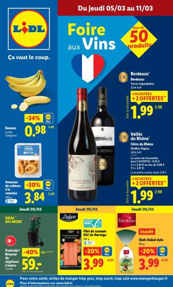 Catalogue Lidl - 05/03/2026 - 11/03/2026.