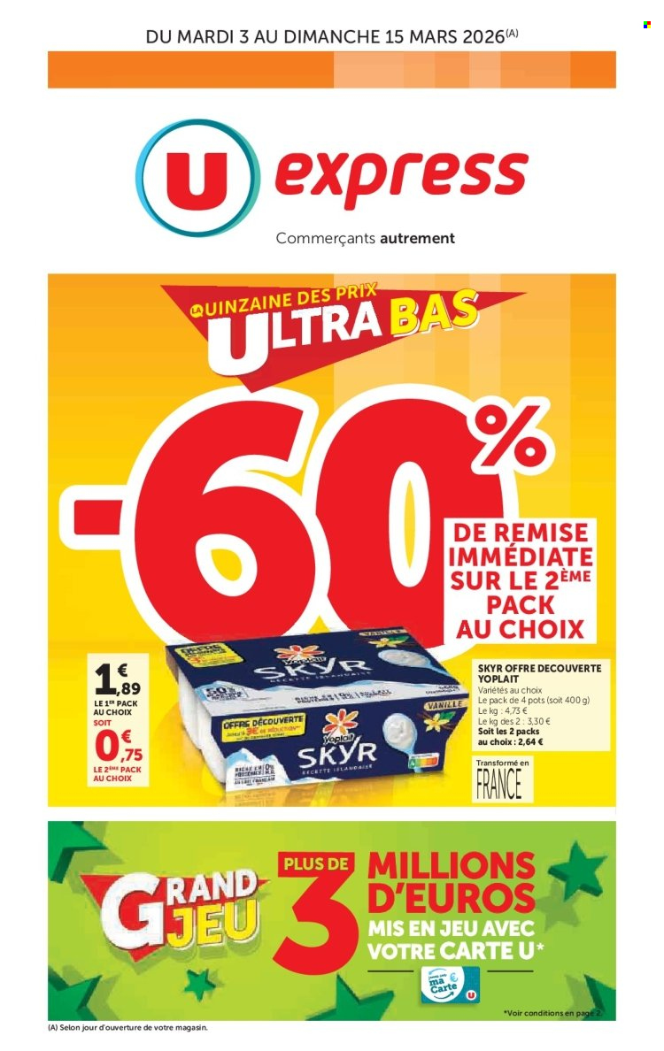 Catalogue U express - 03/03/2026 - 15/03/2026. Page 1