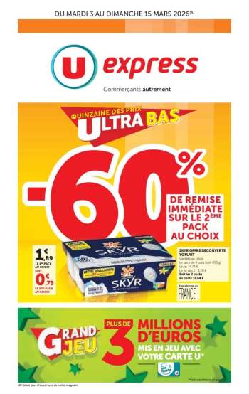 Catalogue U express - 03/03/2026 - 15/03/2026.