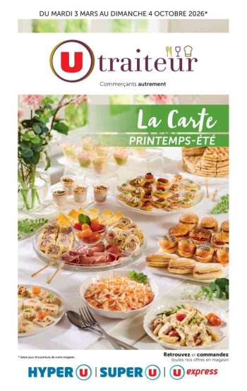 Catalogue Magasins U - 03/03/2026 - 04/10/2026.