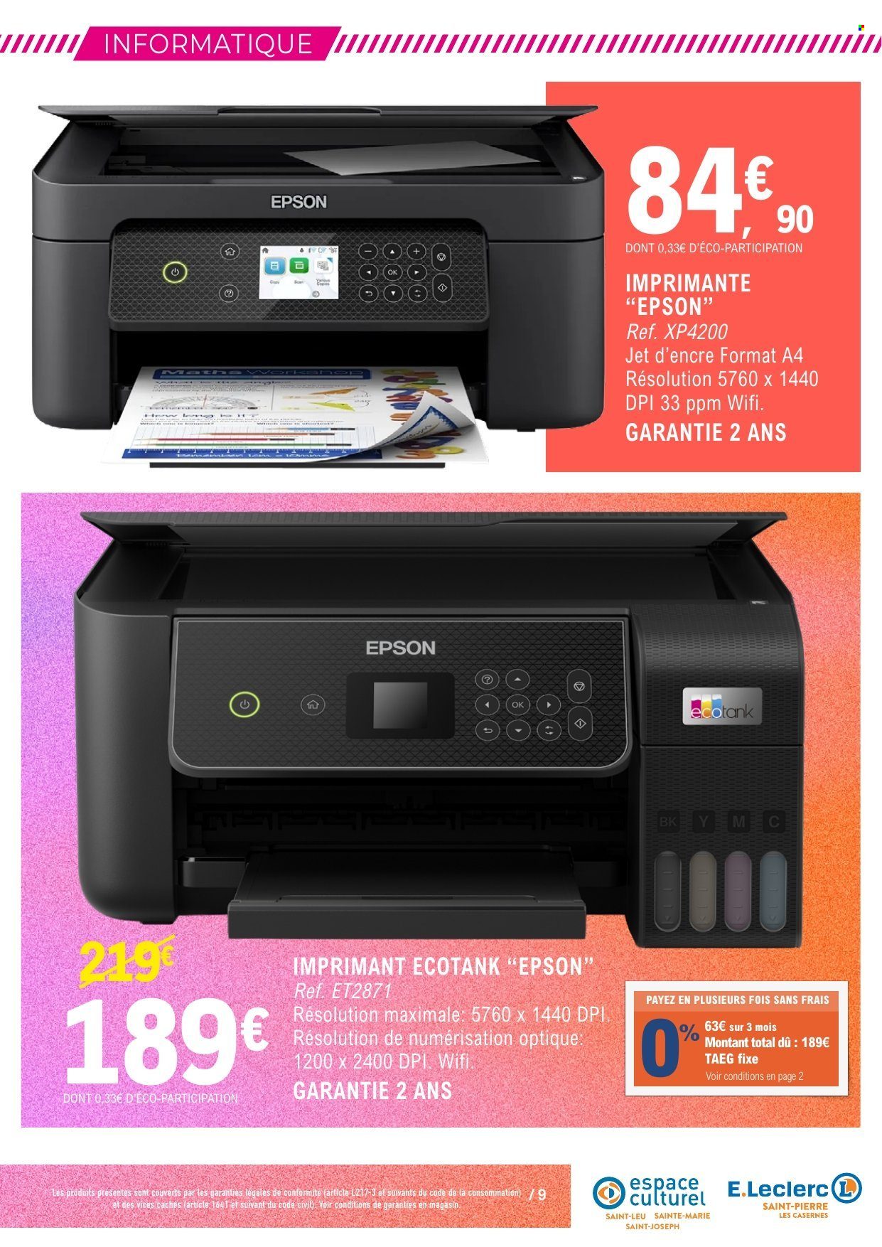 Catalogue E.Leclerc - 24/02/2026 - 08/03/2026. Page 9