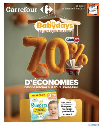 Catalogue Carrefour Hypermarchés - 02/03/2026 - 15/03/2026.