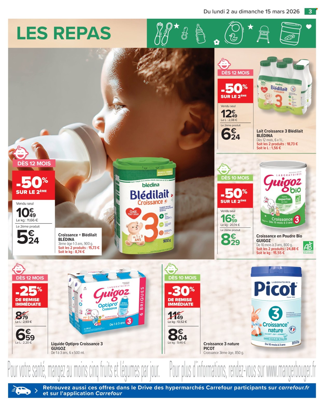 Catalogue Carrefour Hypermarchés - 02/03/2026 - 15/03/2026. Page 3