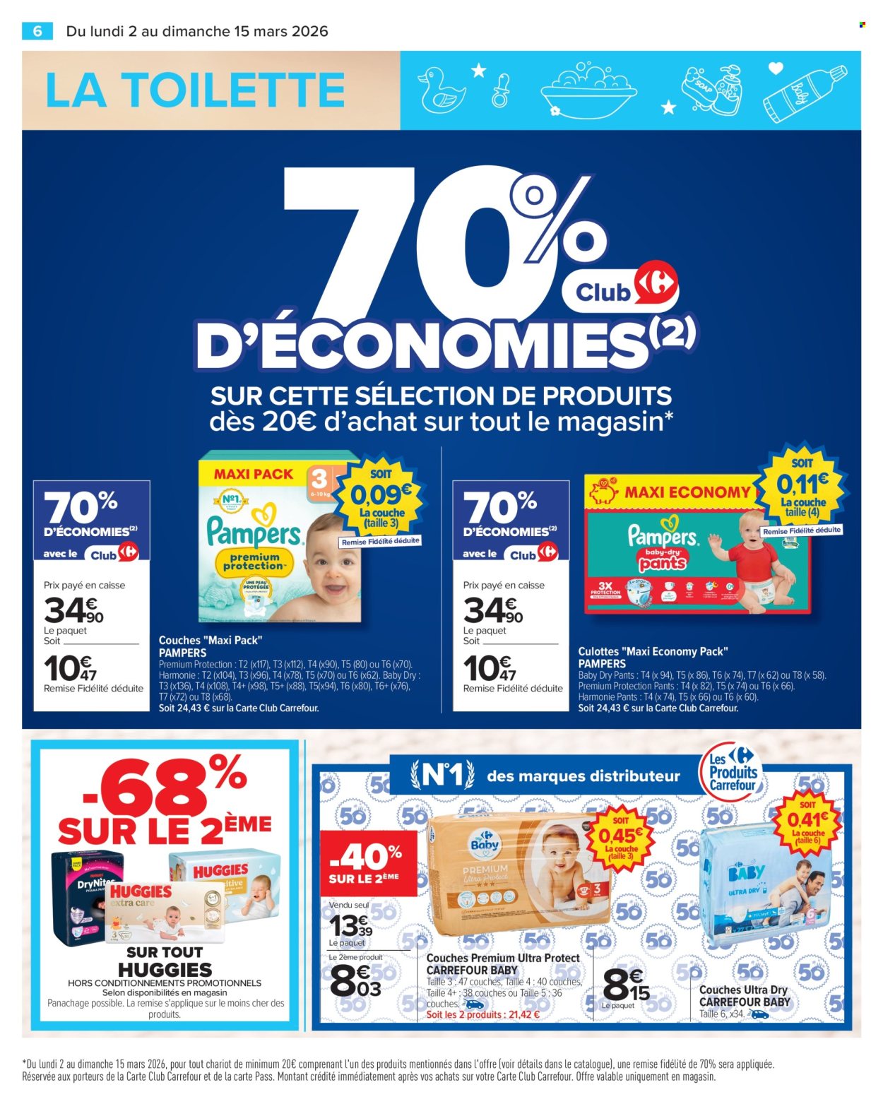 Catalogue Carrefour Hypermarchés - 02/03/2026 - 15/03/2026. Page 6