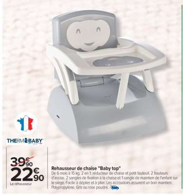 Rehausseur de chaise "Baby top"