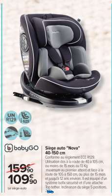 Siège auto 'Nova'