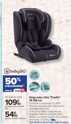 Siège-auto i-Size 'Freefix'