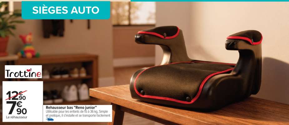 TROTTINE Rehausseur bas "Reno junior"