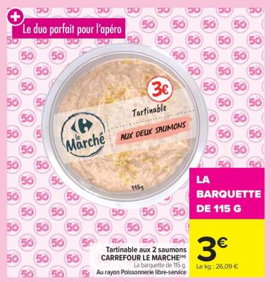 Tartinable aux 2 saumons