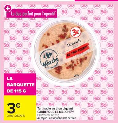 Tartinable Au Thon Piquant