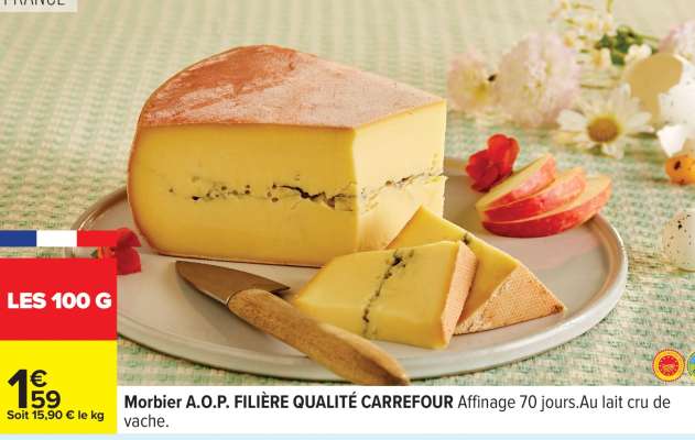 Morbier A.O.P. FILIÈRE QUALITÉ CARREFOUR