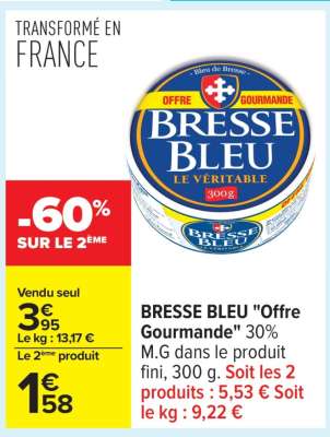 BRESSE BLEU "Offre gourmande"