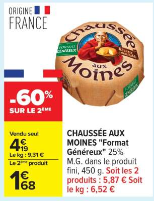 CHAUSSÉE AUX MOINES «Format Généreux»