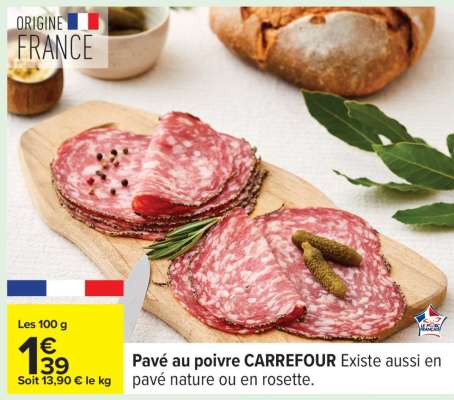Pavé au poivre CARREFOUR