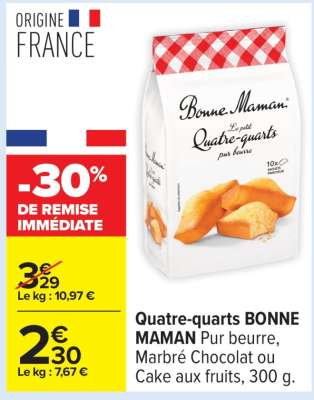 Quatre-quarts BONNE MAMAN