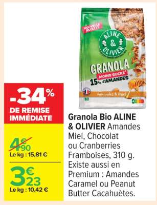 Granola Bio ALINE & OLIVIER