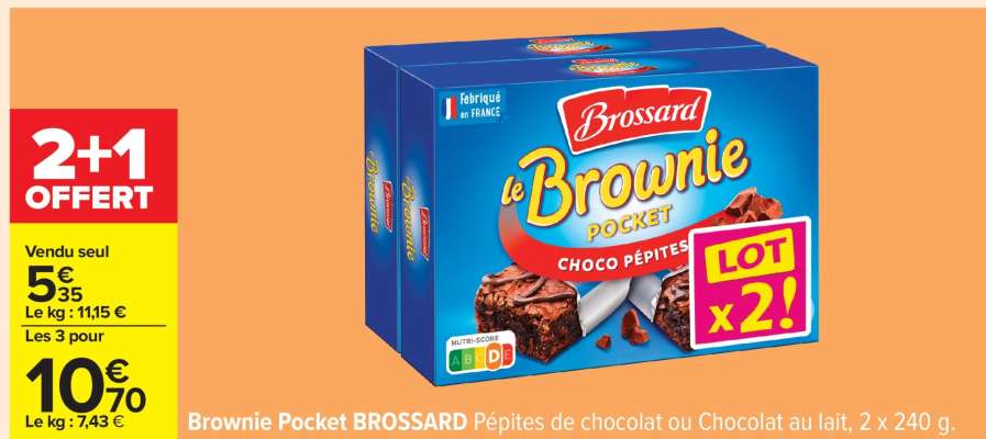 BROWNIE POCKET "BROSSARD"