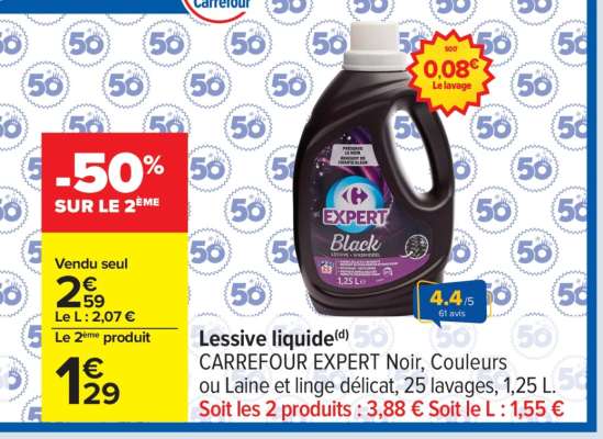 Lessive liquide CARREFOUR EXPERT