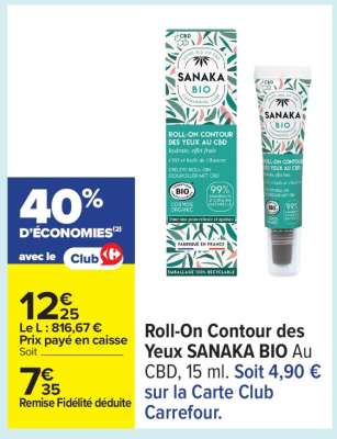 Roll-On Contour des Yeux SANAKA BIO