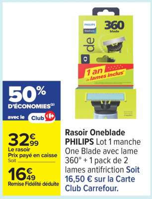 Rasoir Oneblade PHILIPS