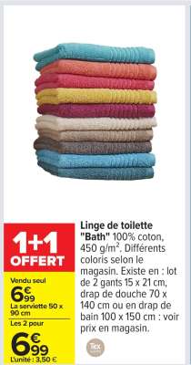 Linge de toilette "Bath"