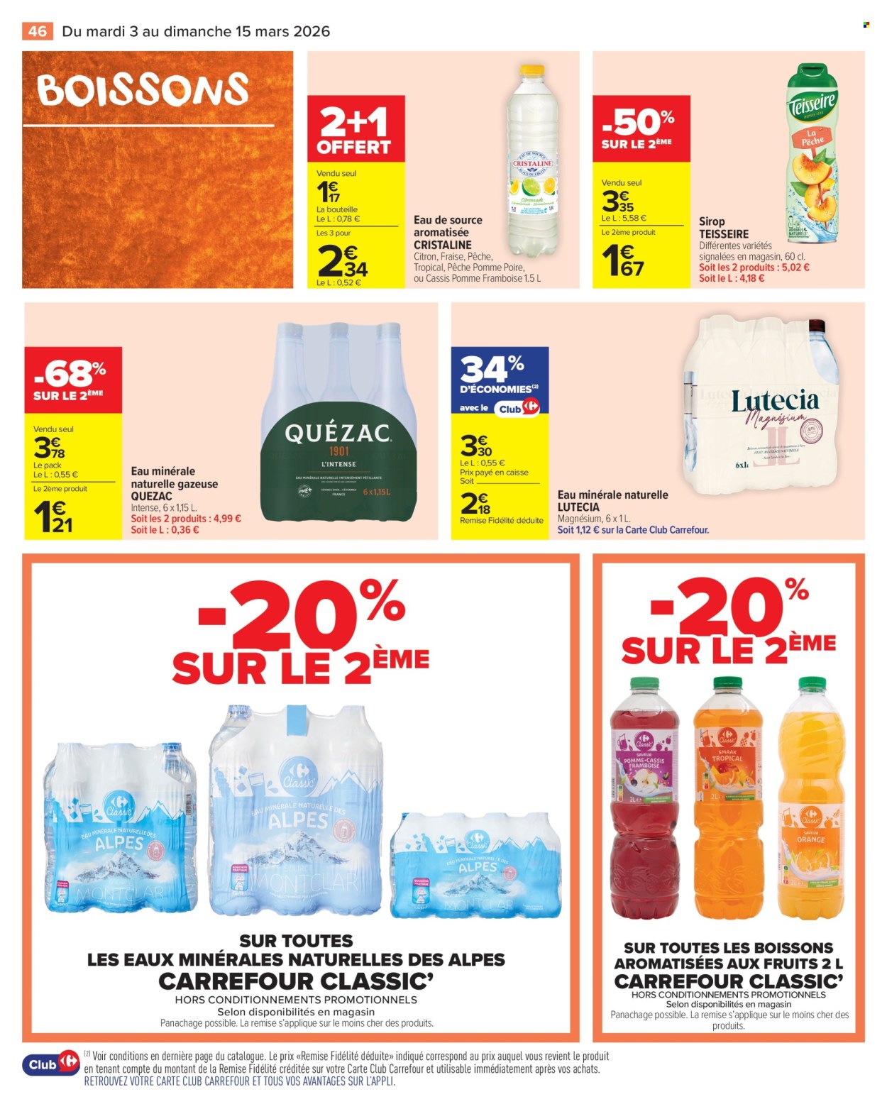 Catalogue Carrefour Market - 03/03/2026 - 15/03/2026. Page 48