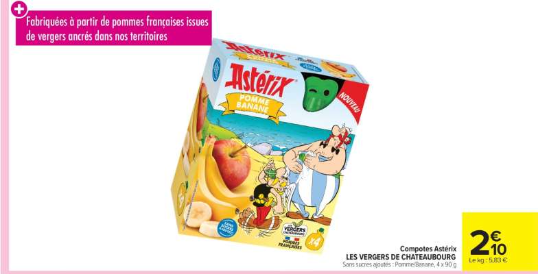Compotes Astérix