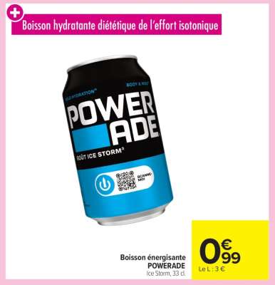 Boisson énergisante POWERADE