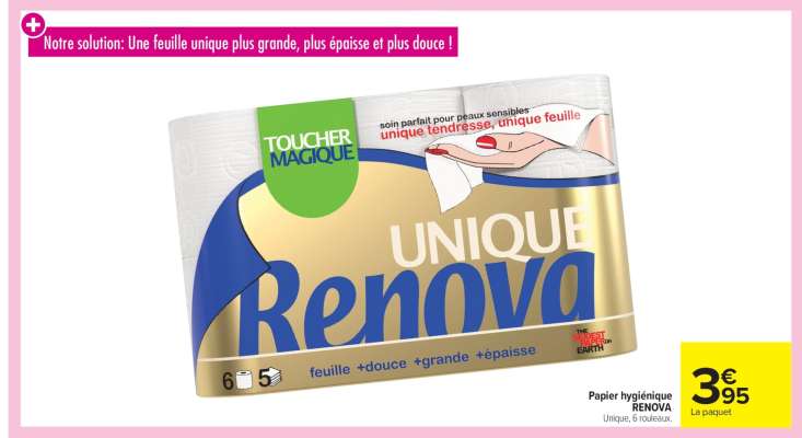 Papier hygiénique RENOVA