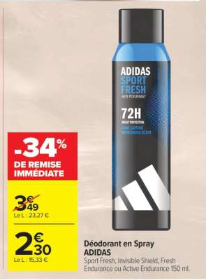 Déodorant en Spray ADIDAS