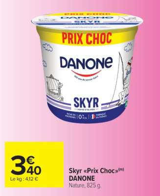 SKYR "Prix choc"