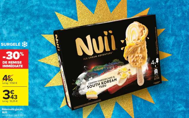 Bâtonnets glacés Nuii