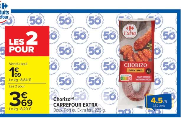 Chorizo Carrefour Extra