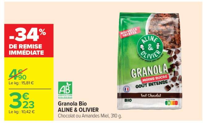 Granola Bio ALINE & OLIVIER