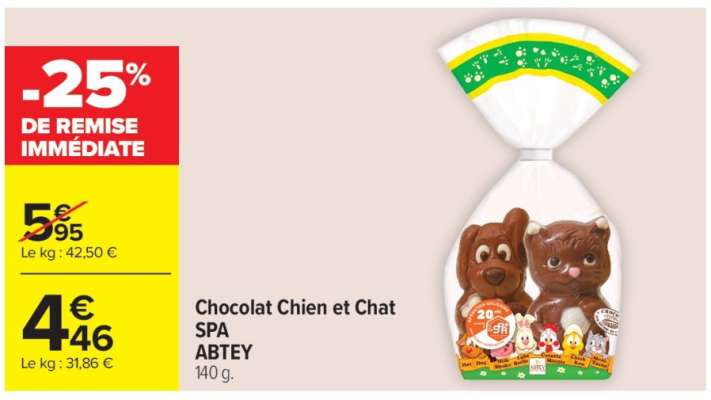 Chocolat Chien et Chat