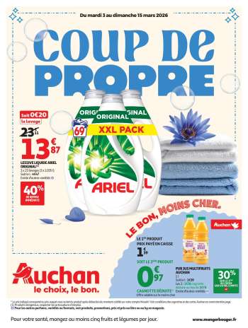 Catalogue Auchan - 03/03/2026 - 15/03/2026.