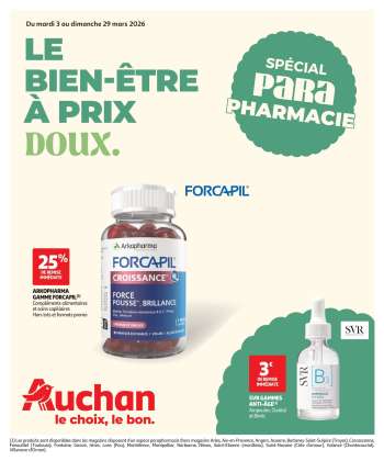 Catalogue Auchan - 03/03/2026 - 29/03/2026.
